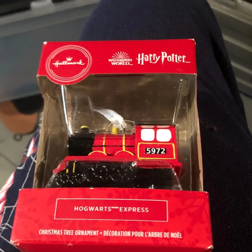 Hallmark Harry Potter Hogwarts Express Red and Black Train Ornament